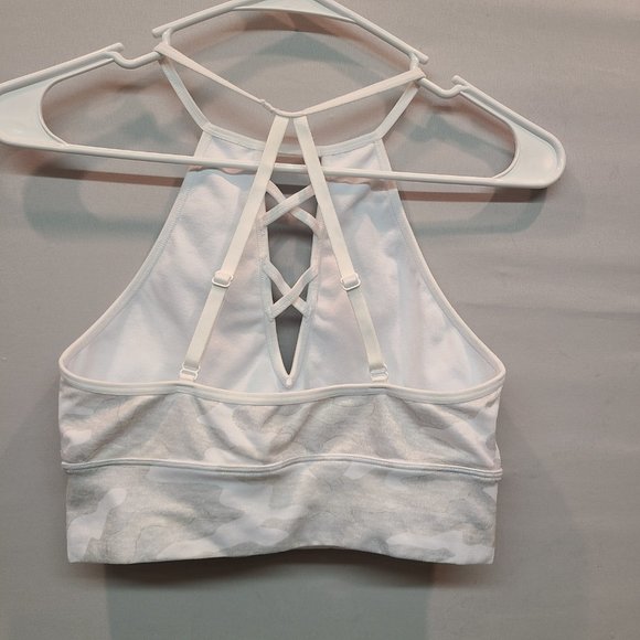 PINK Victorias Secret Camo Bra Bralette Womens Small Cool & Comfy Strappy Back - Picture 3 of 6